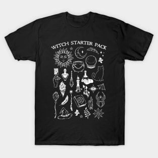 Witch Starter Pack - Dark Cool Goth Witch Pack Gift T-Shirt
